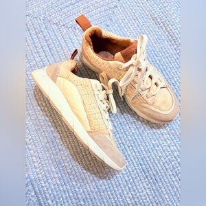 Sezane Souliers Sama Sneakers in Mutli Ecru 38